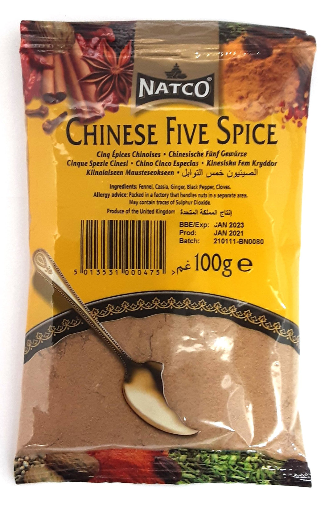 Natco Chinese Five Spice 100g