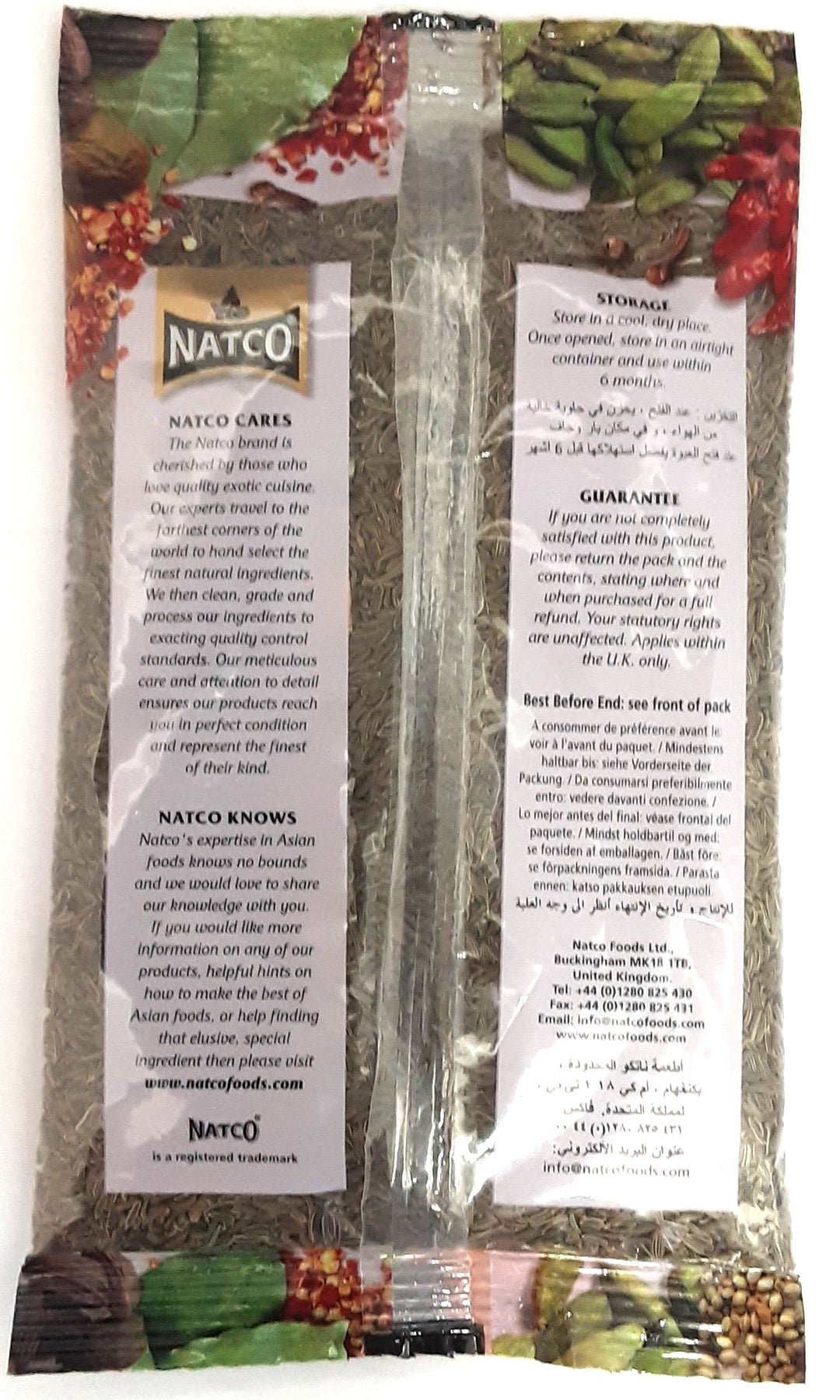 Natco Cumin Seeds Whole Jeera Black 100g