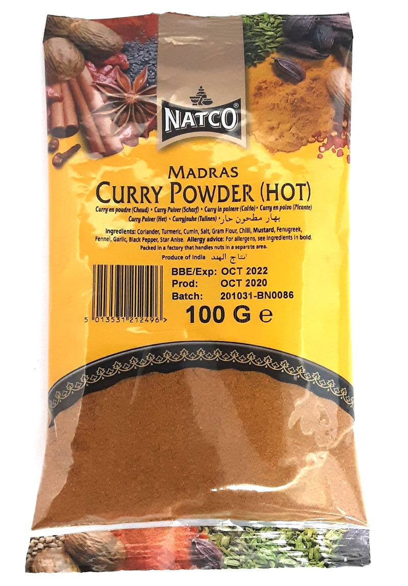 Natco Madras Curry Powder Hot 100g