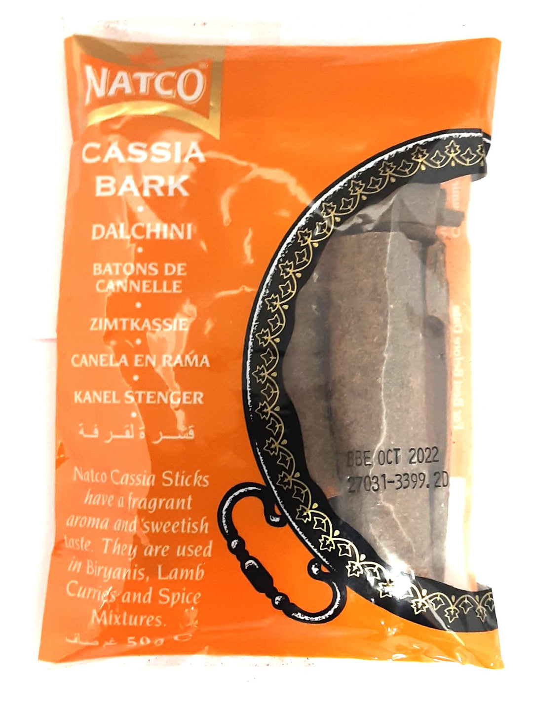 Natco Cassia Bark Dalchini 50g
