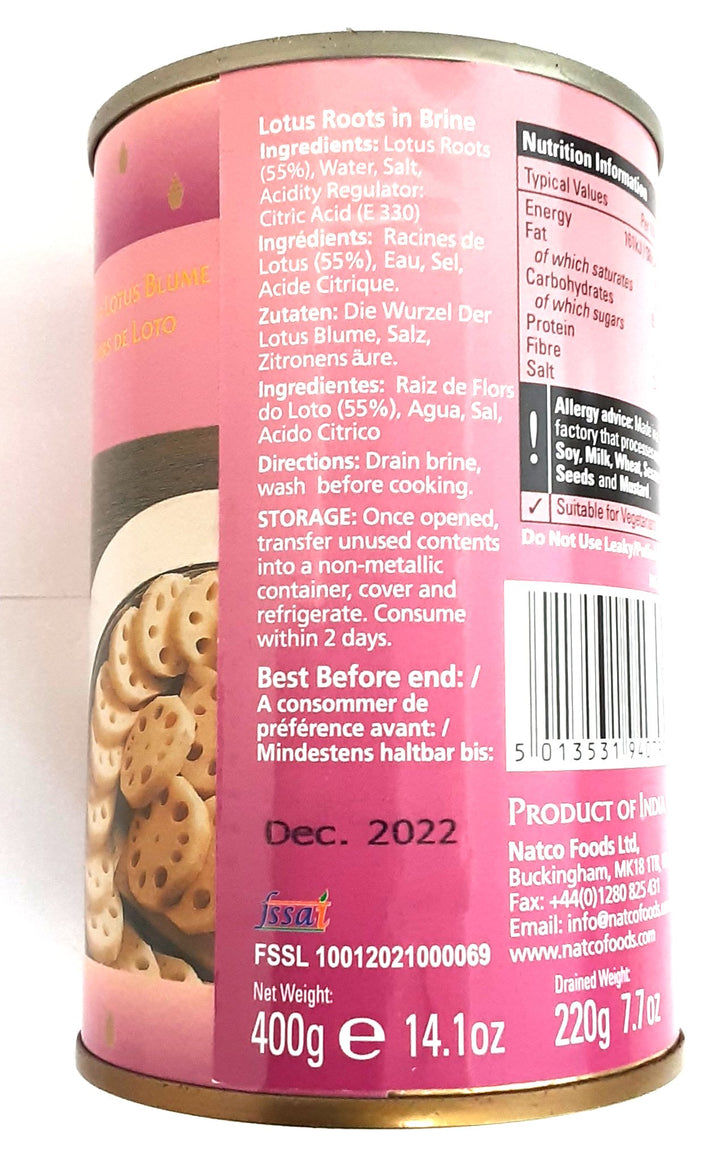 Natco Lotus Roots in Brine 400g
