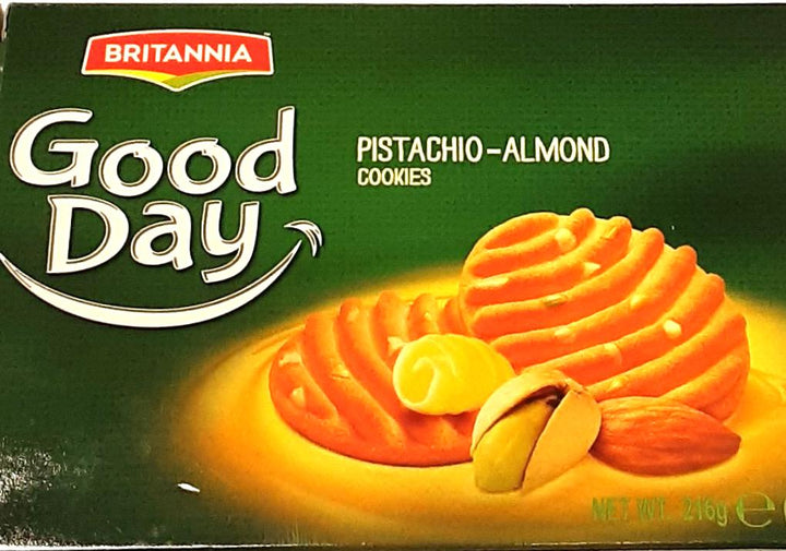 Britannia Good Day Pistachio &amp; Almond Cookies 216g PM - ExoticEstore