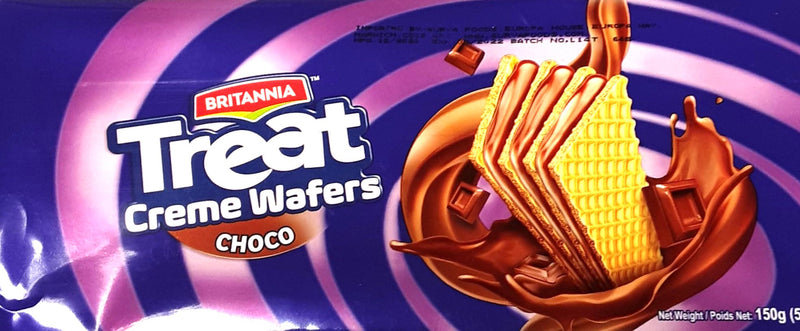 Britannia Treat Creme Wafers Choco 150g