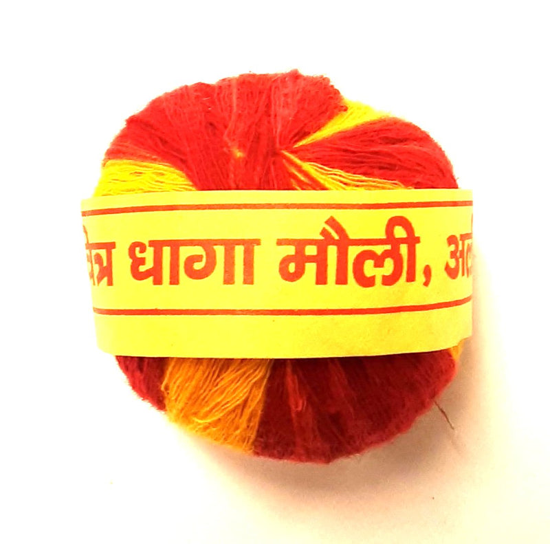 Red Pooja Thread Mauli Ball