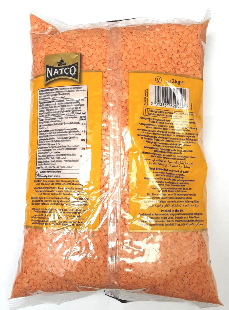 Natco Red Lentils 2kg