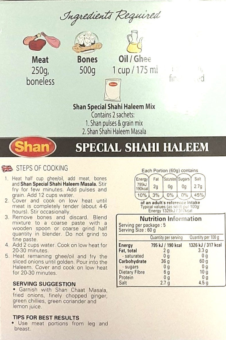 Shan Special Shahi Haleem Mix 300g
