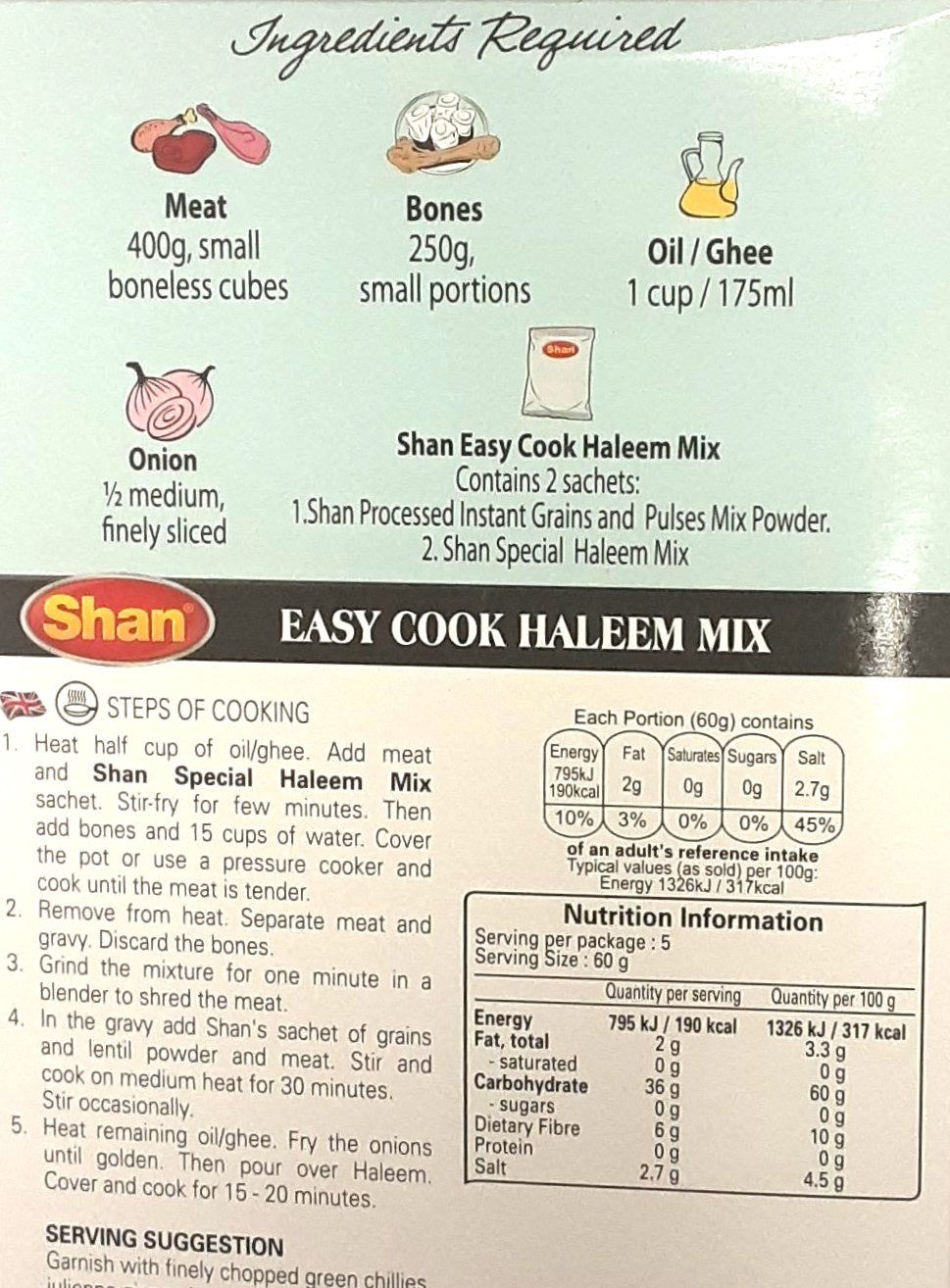 Shan Easy Cook Haleem Mix 300g