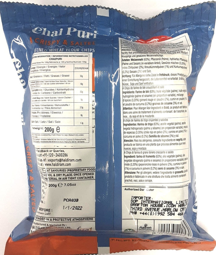 Haldirams Chai Puri Salted 200g
