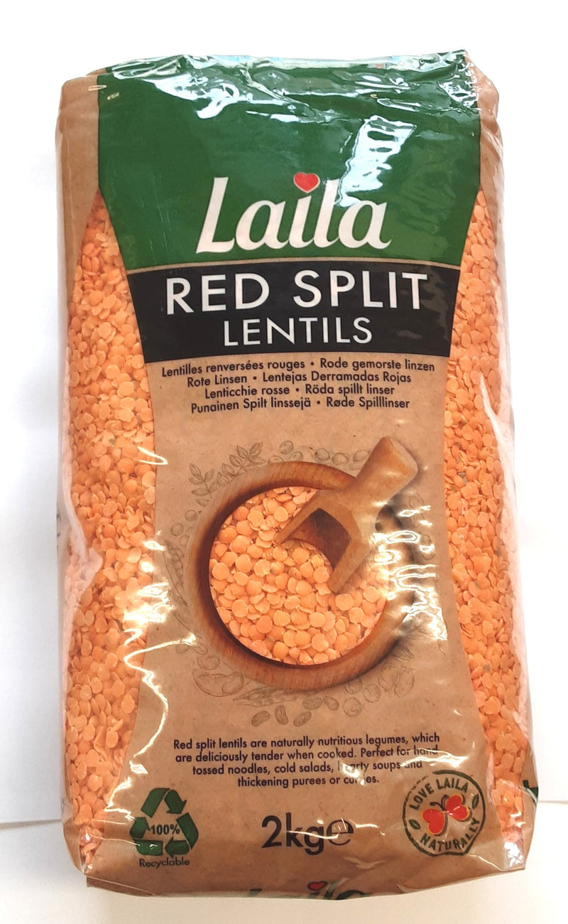 Laila Lentils Red Split 2kg