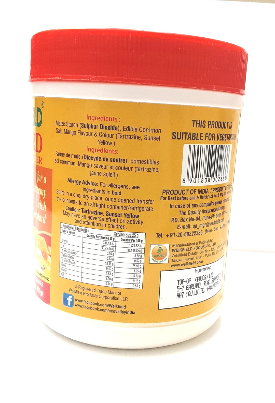 Weikfield Custard Powder Mango 300g