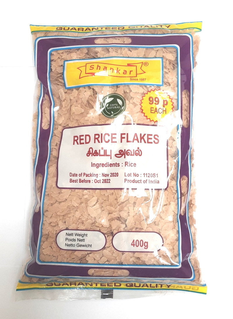 Shankar Rice Flakes Red 400g PM