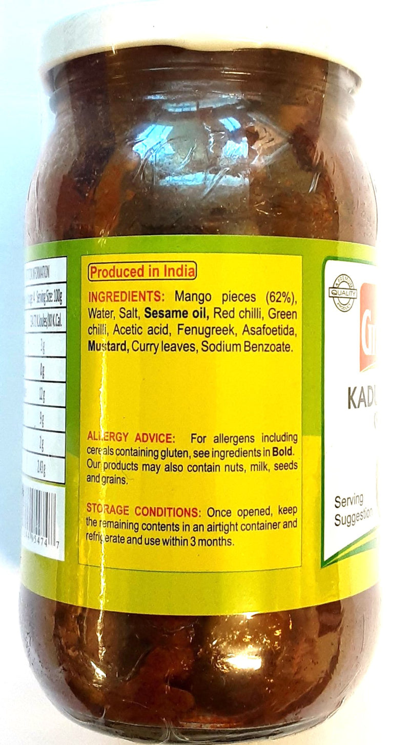 Grandmas Pickle Kaduku Mango Red 400g