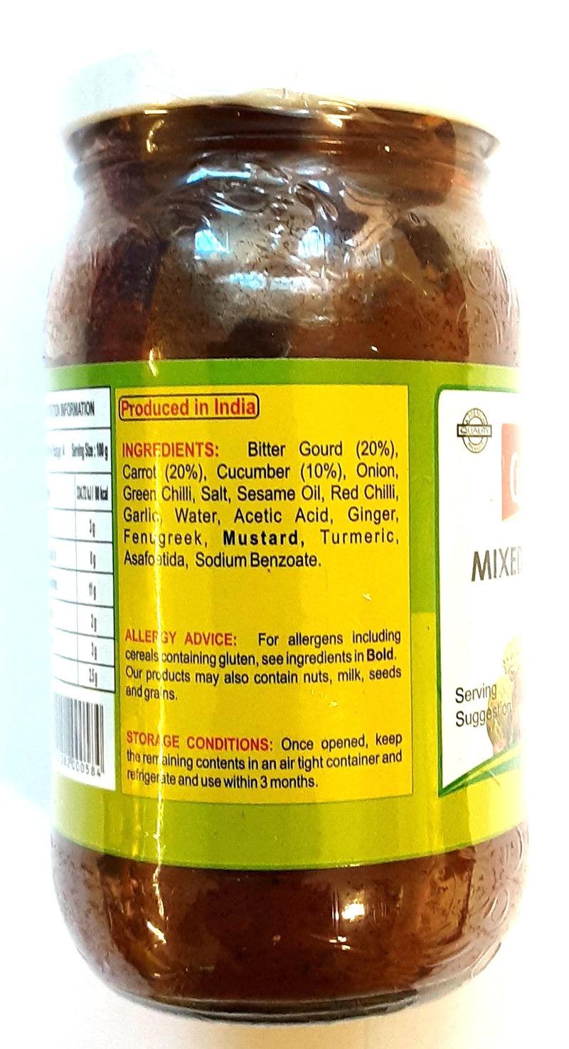 Grandmas Pickle Mixed Vegetable Red 400g