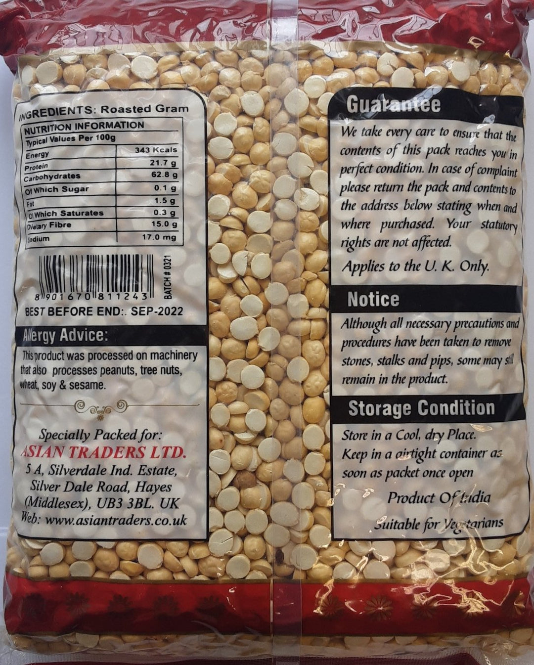 Saras Daria Dall 1kg - ExoticEstore