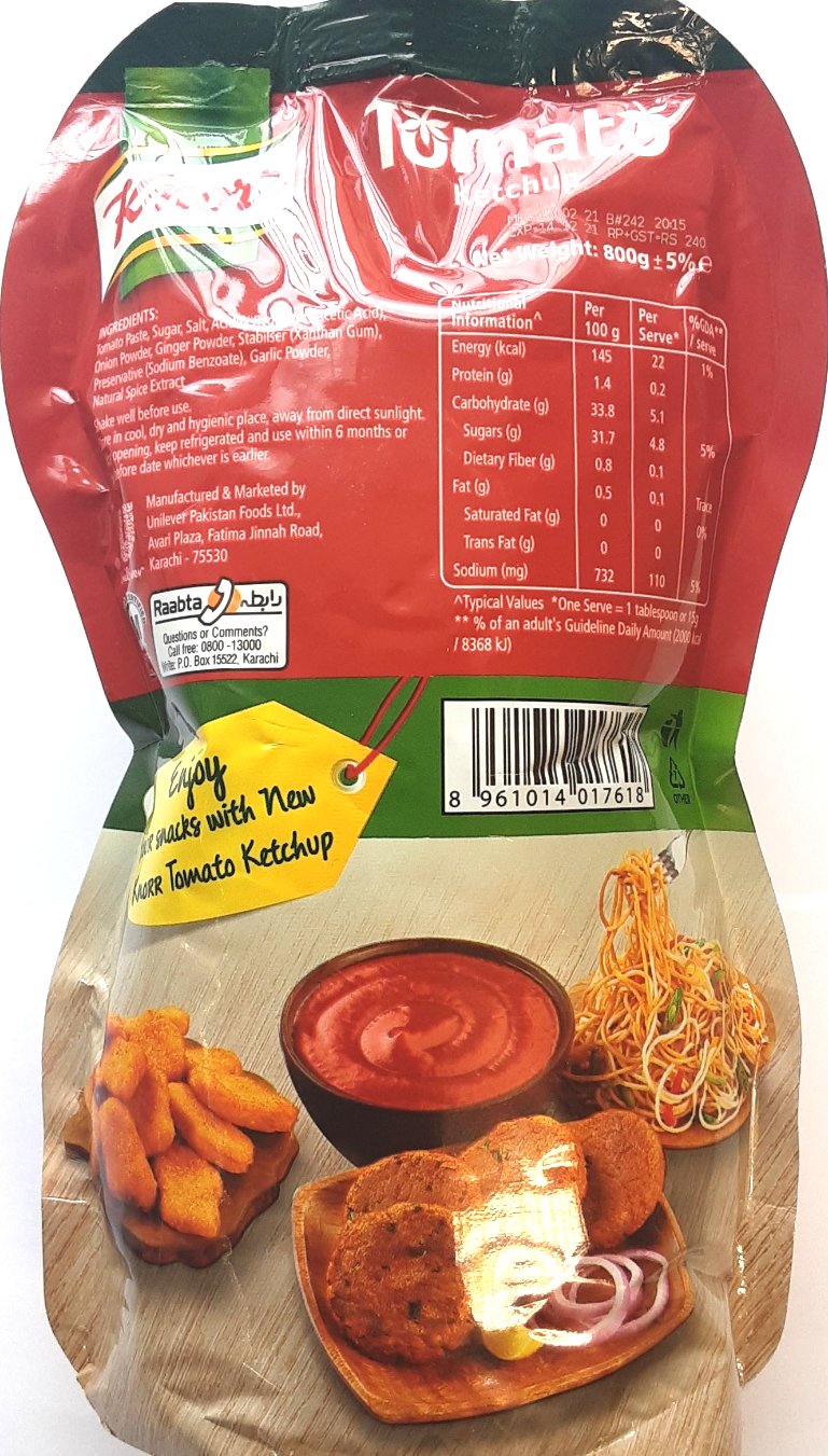 Knorr Tomato Ketchup 800g