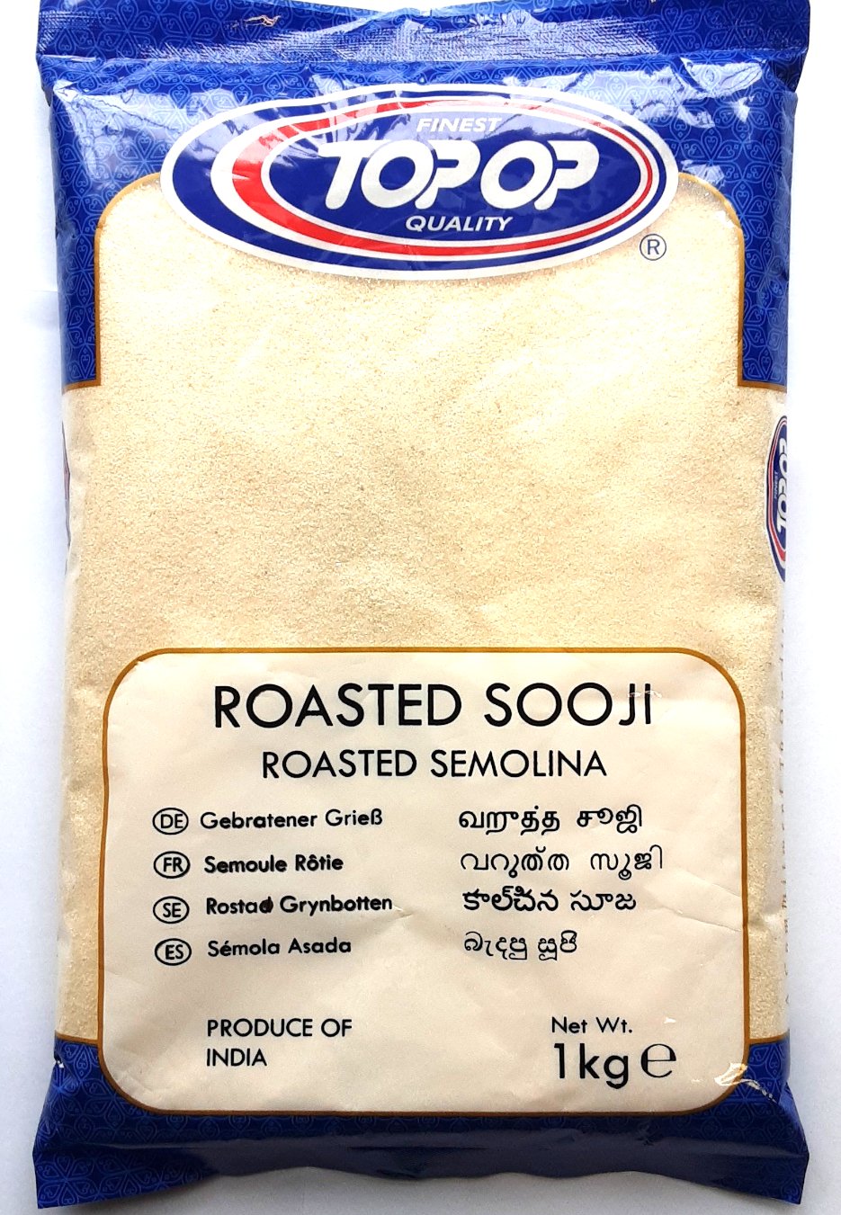 Top Op Semolina Sooji Roasted 1kg