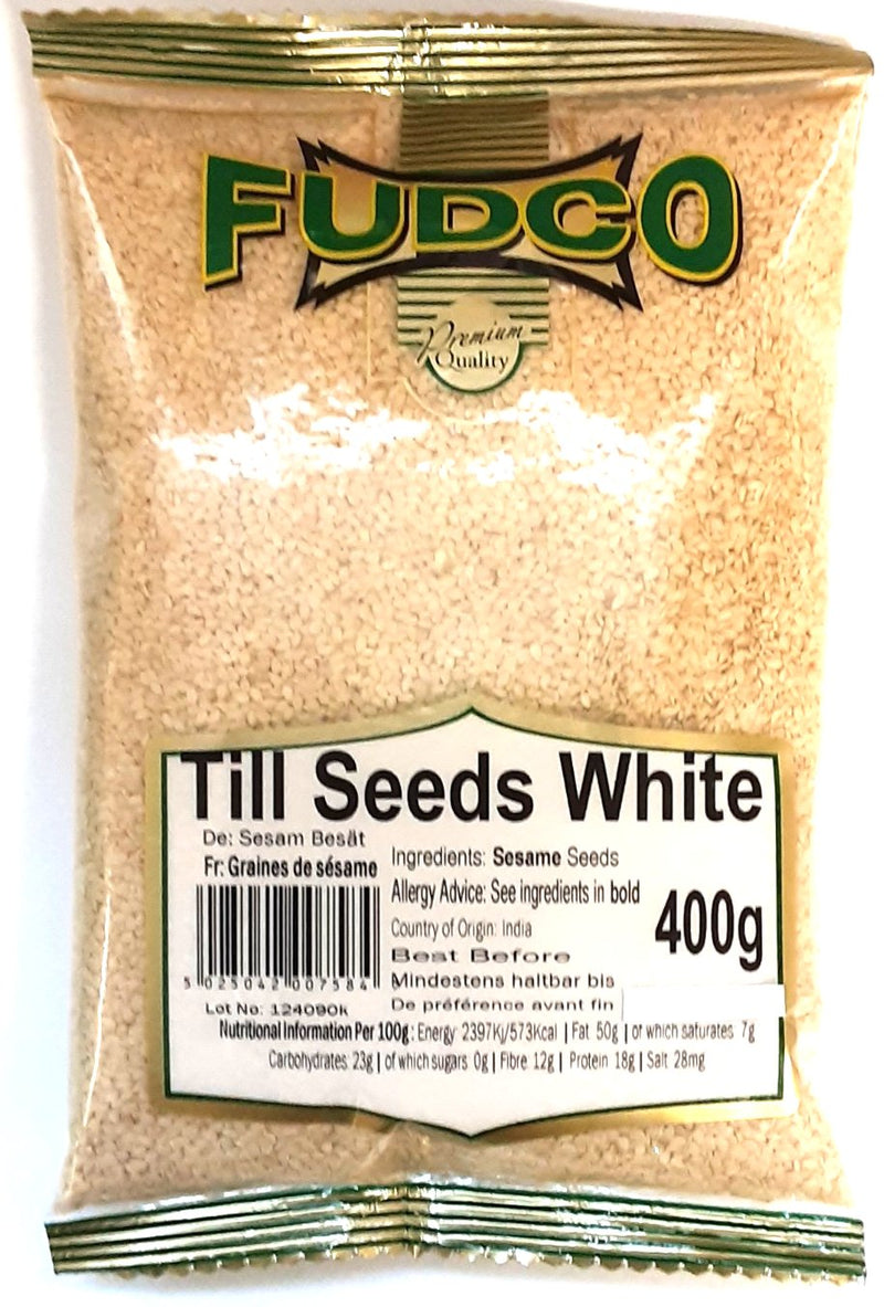 Fudco Till Sesame Seeds White 400g