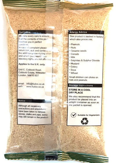 Fudco Till Sesame Seeds White 400g