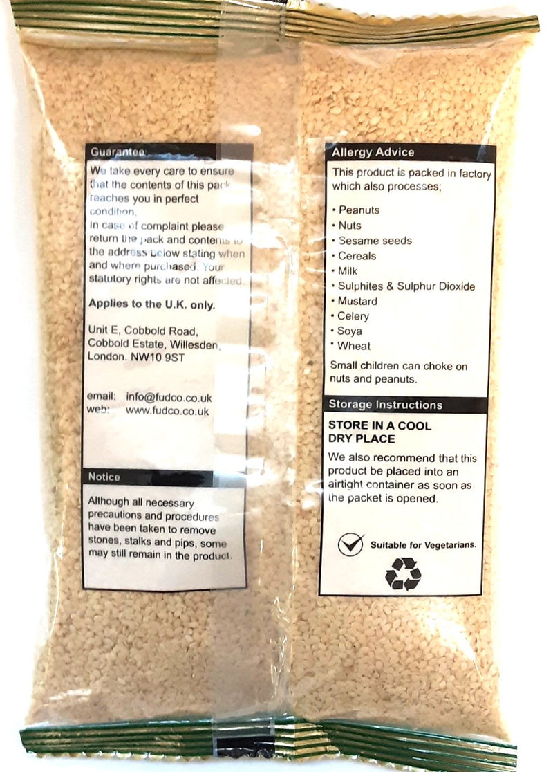 Fudco Till Sesame Seeds White 400g