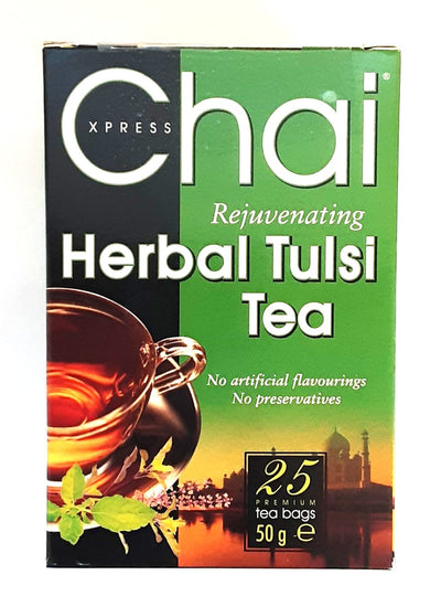 Chai Express Herbal Tulsi Tea 25 Tea Bags