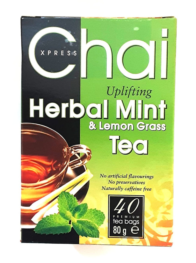 Chai Express Herbal Mint & Lemon Grass 40 Tea Bags