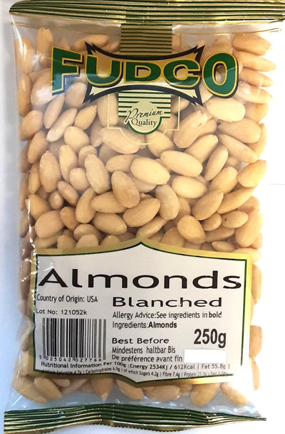 Fudco Almonds Blanched 250g