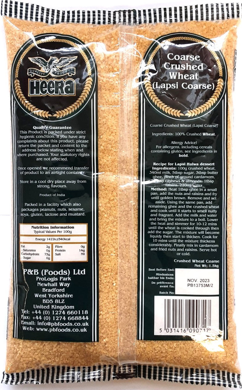 Heera Lapsi Crushed wheat Coarse 1.5kg