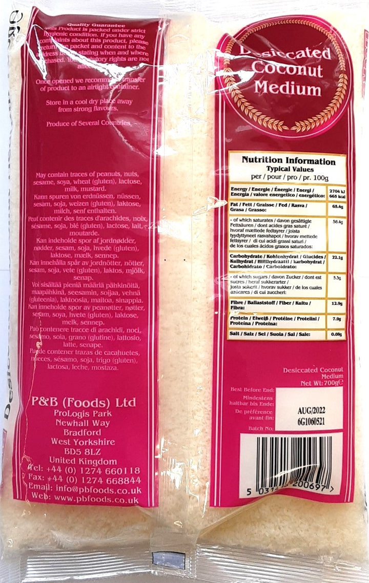 Heera Desiccated Coconut Medium 700g