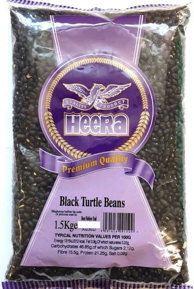 Heera Black Turtle Beans 1.5kg