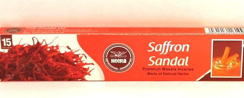 Heera Saffron Sandal Incense Sticks 15g