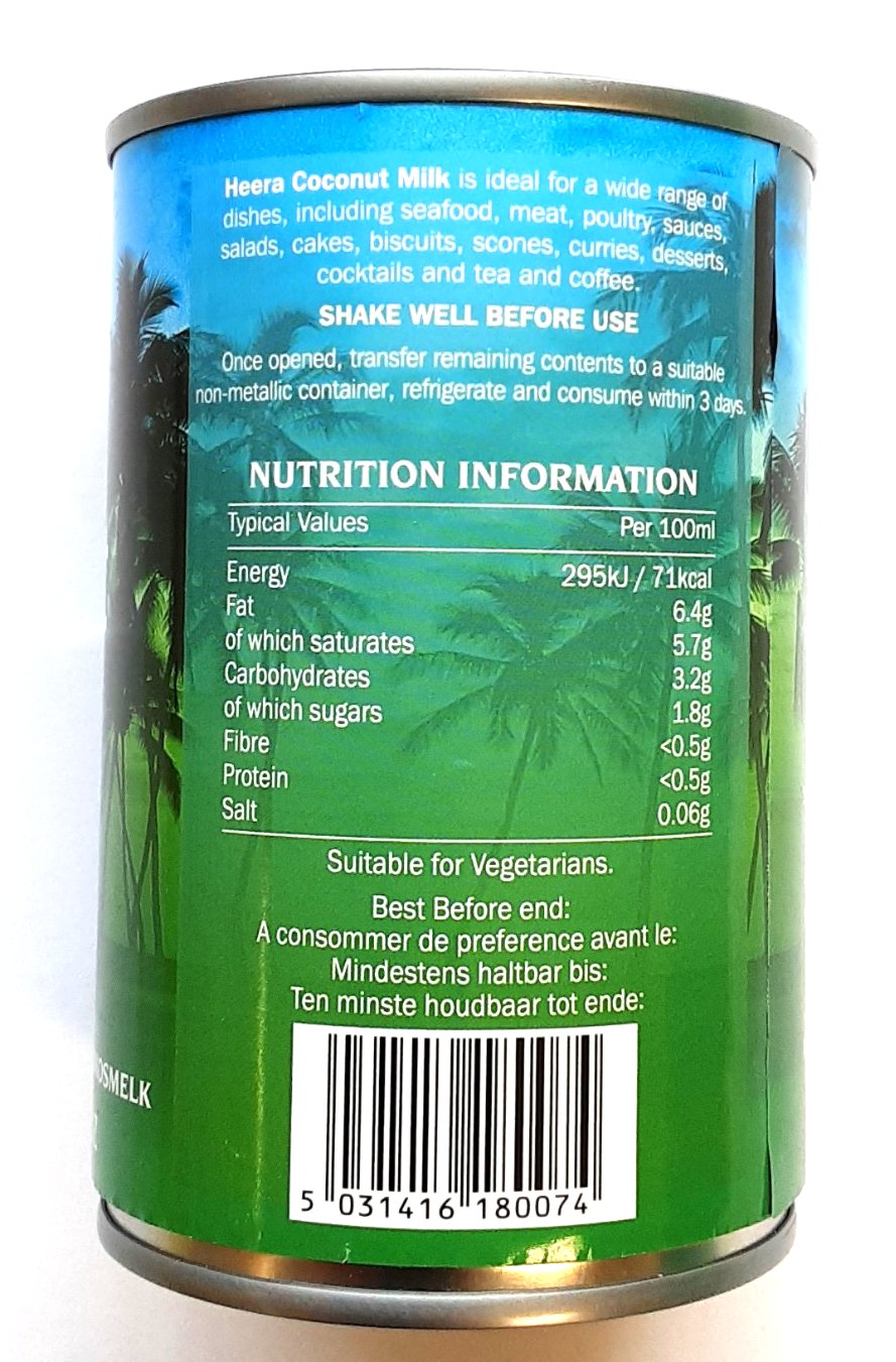 Heera Coconut Milk Light 400ml