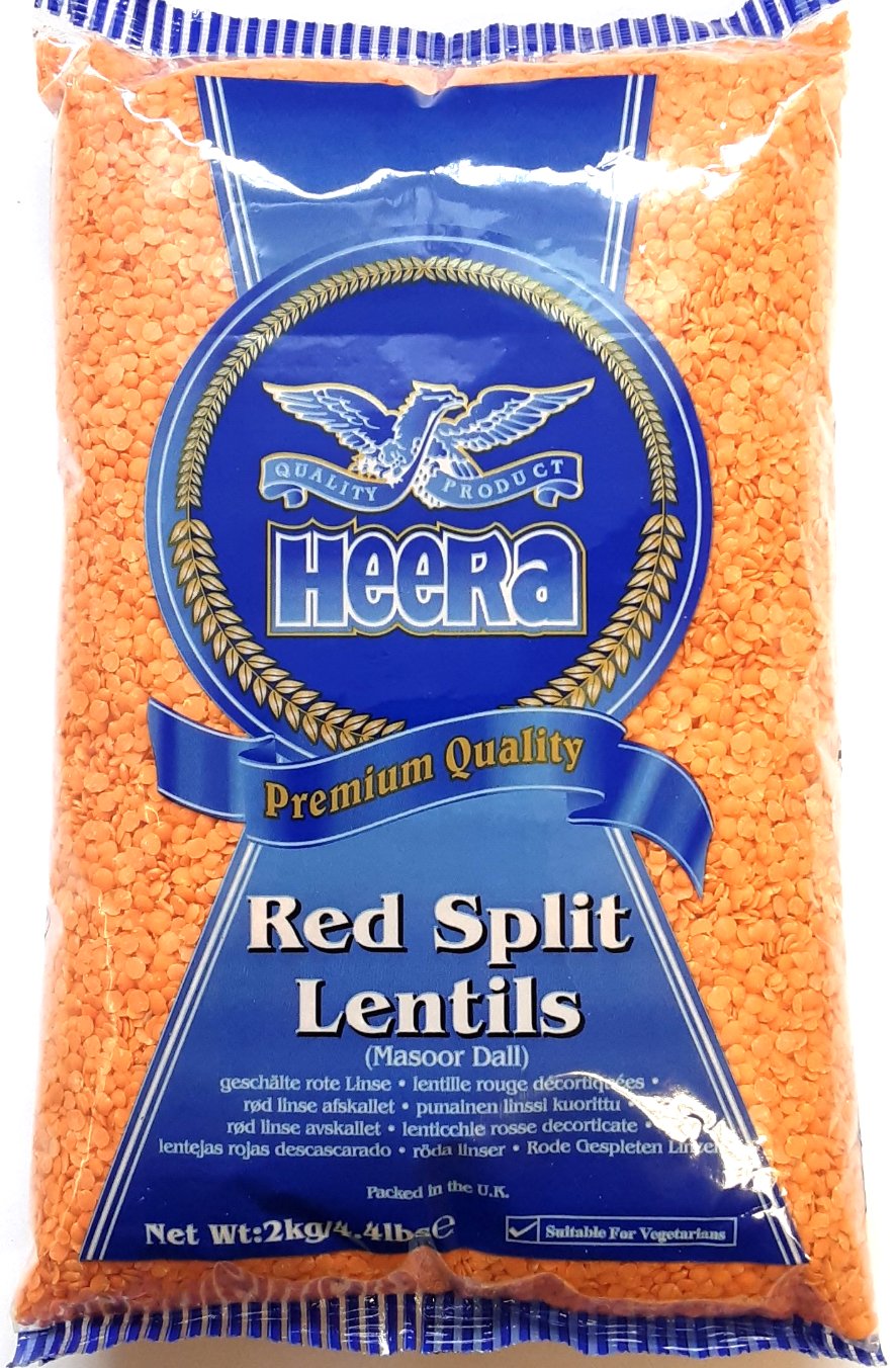 Heera Lentils Red Split Masoor Dall 2kg – ExoticEstore