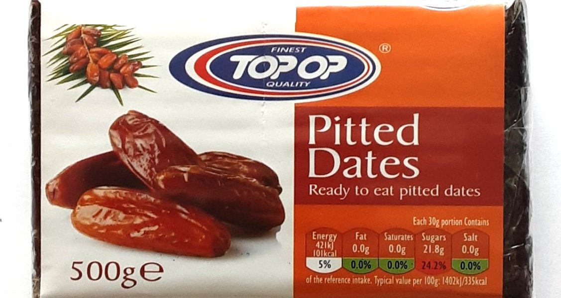 Top Op Pitted Dates 500g - ExoticEstore