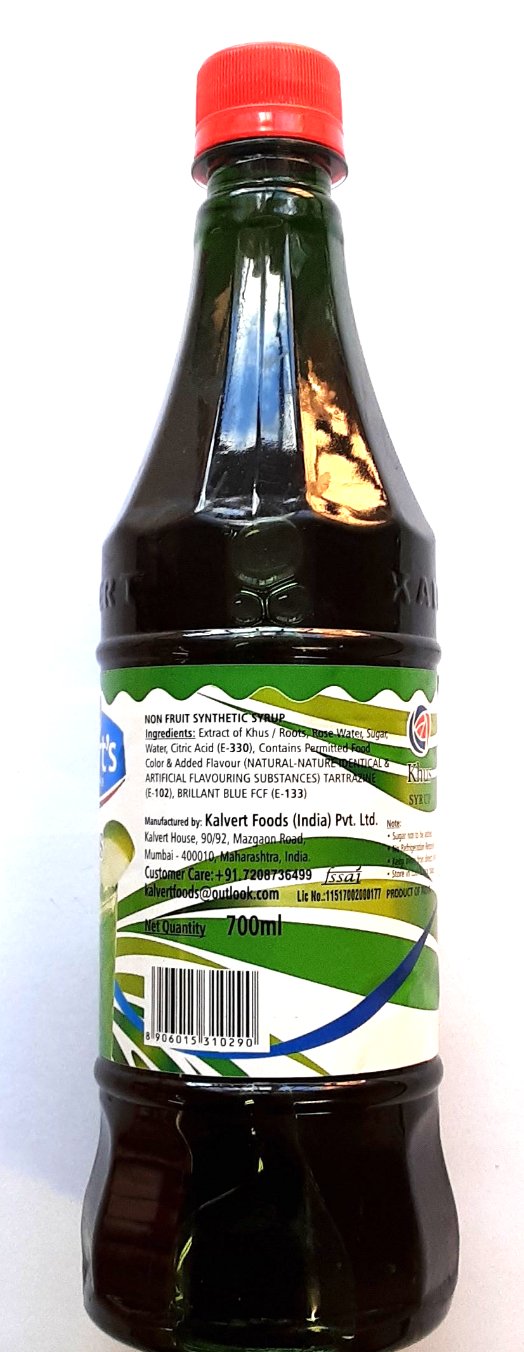 Kalverts Syrup Khus 700ml