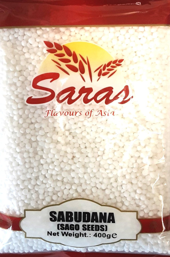 Saras Sabudana Sago Seeds 400g - ExoticEstore