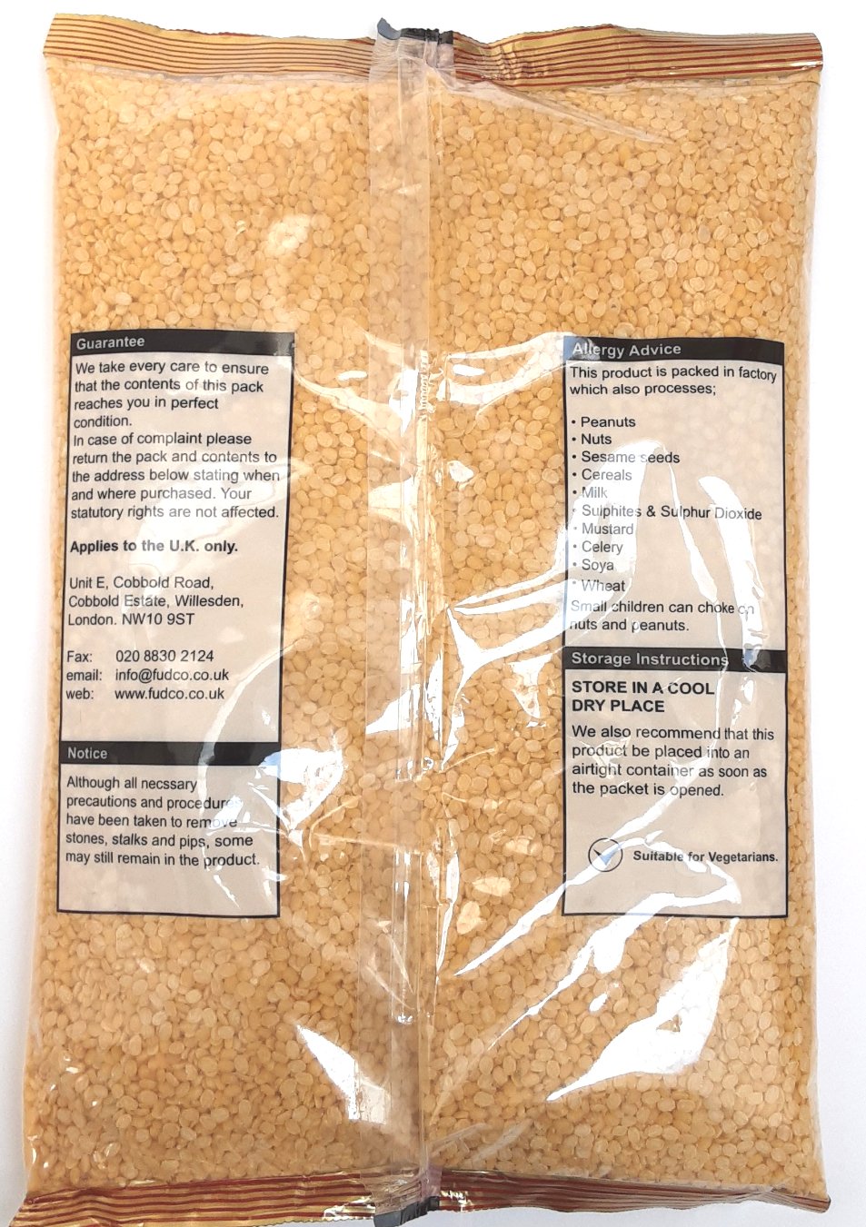 Fudco Moong Dall Washed 1.5kg