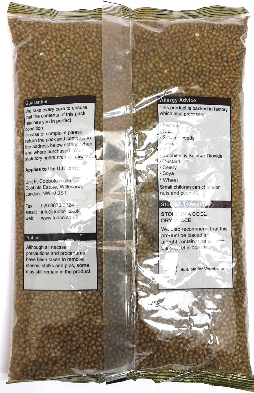 Fudco Beans Mung Whole Green Beans 1.5kg