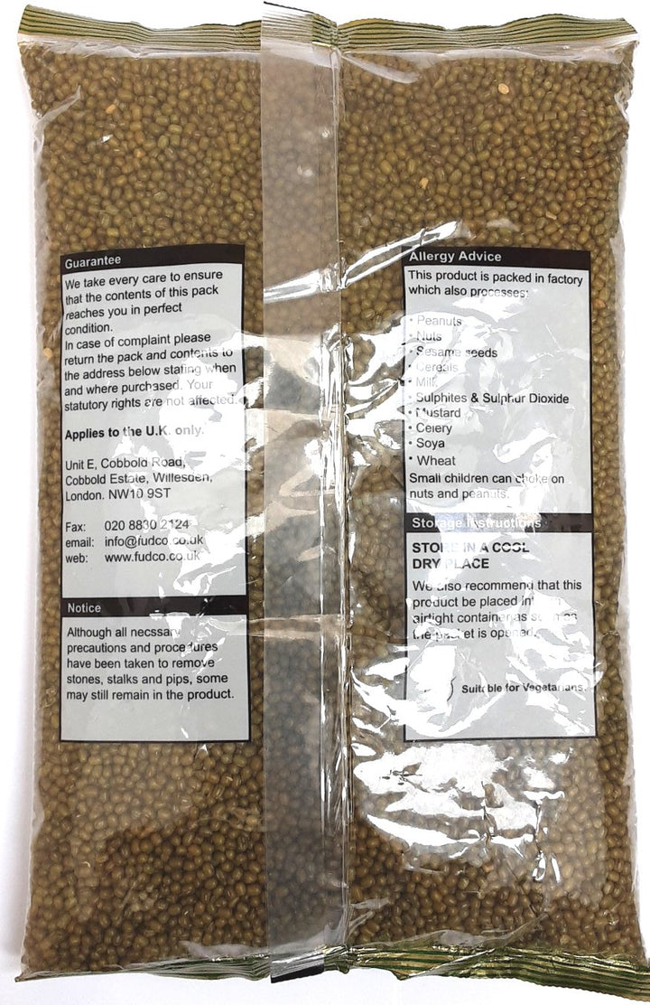 Fudco Beans Mung Whole Green Beans 1.5kg