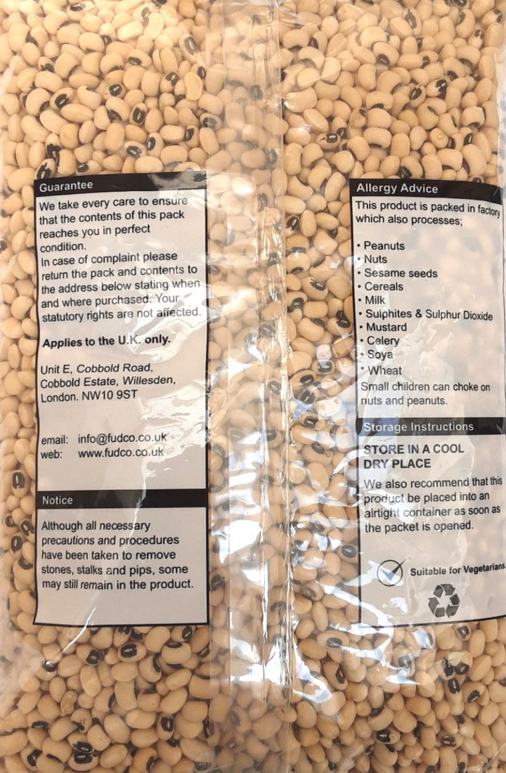 Fudco Black Eye Beans 1.5kg