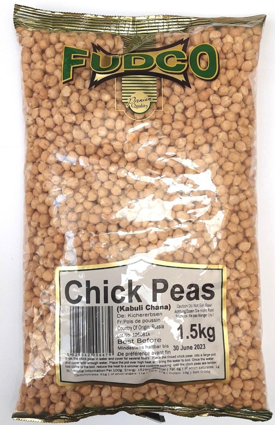 Fudco Chick Peas White Chana Kabuli 1.5kg
