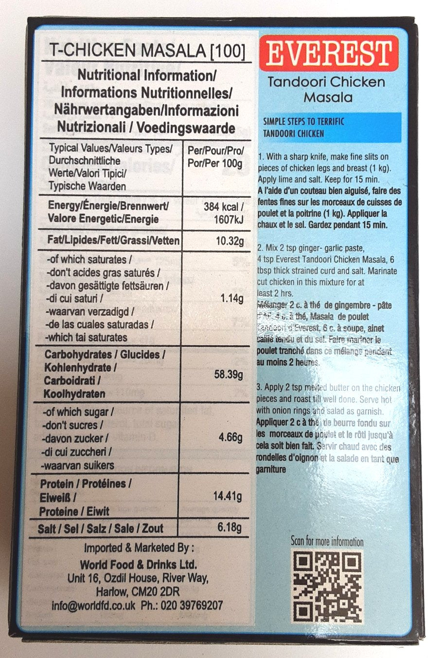 Everest Tandoori Chicken Masala 100g