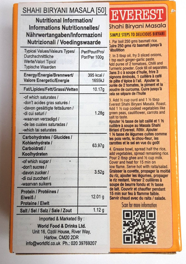 Everest Shahi Biryani Masala 60g