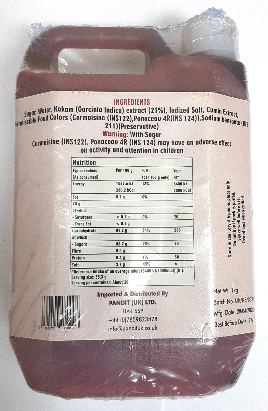 Pandit Foods Kokam Syrup 1kg