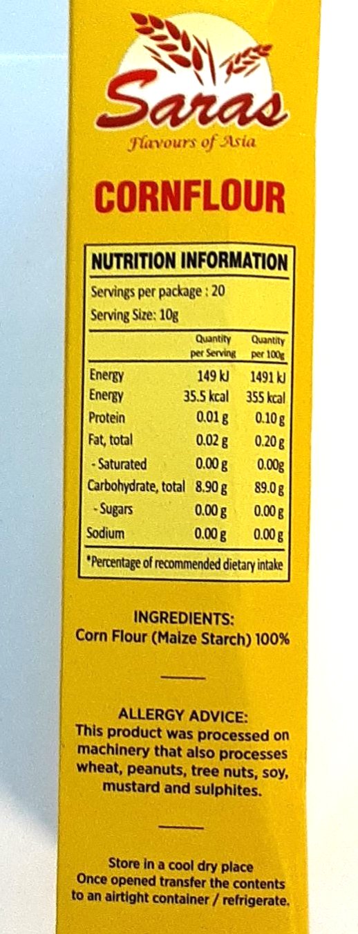 Saras Cornflour 200g