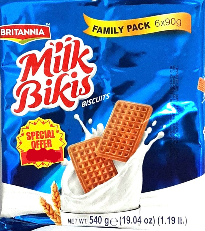 Britannia Biscuits Milk Bikis 6x90g PM