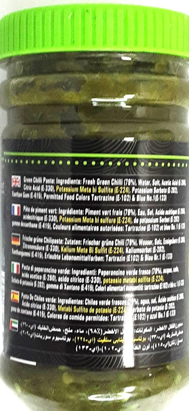 Sapna Paste Green Chilli 330g