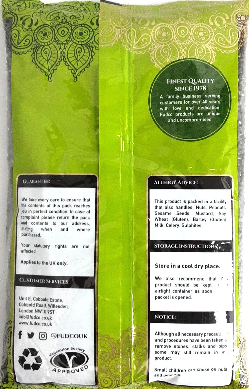 Fudco Urad Beans Whole 1.5kg