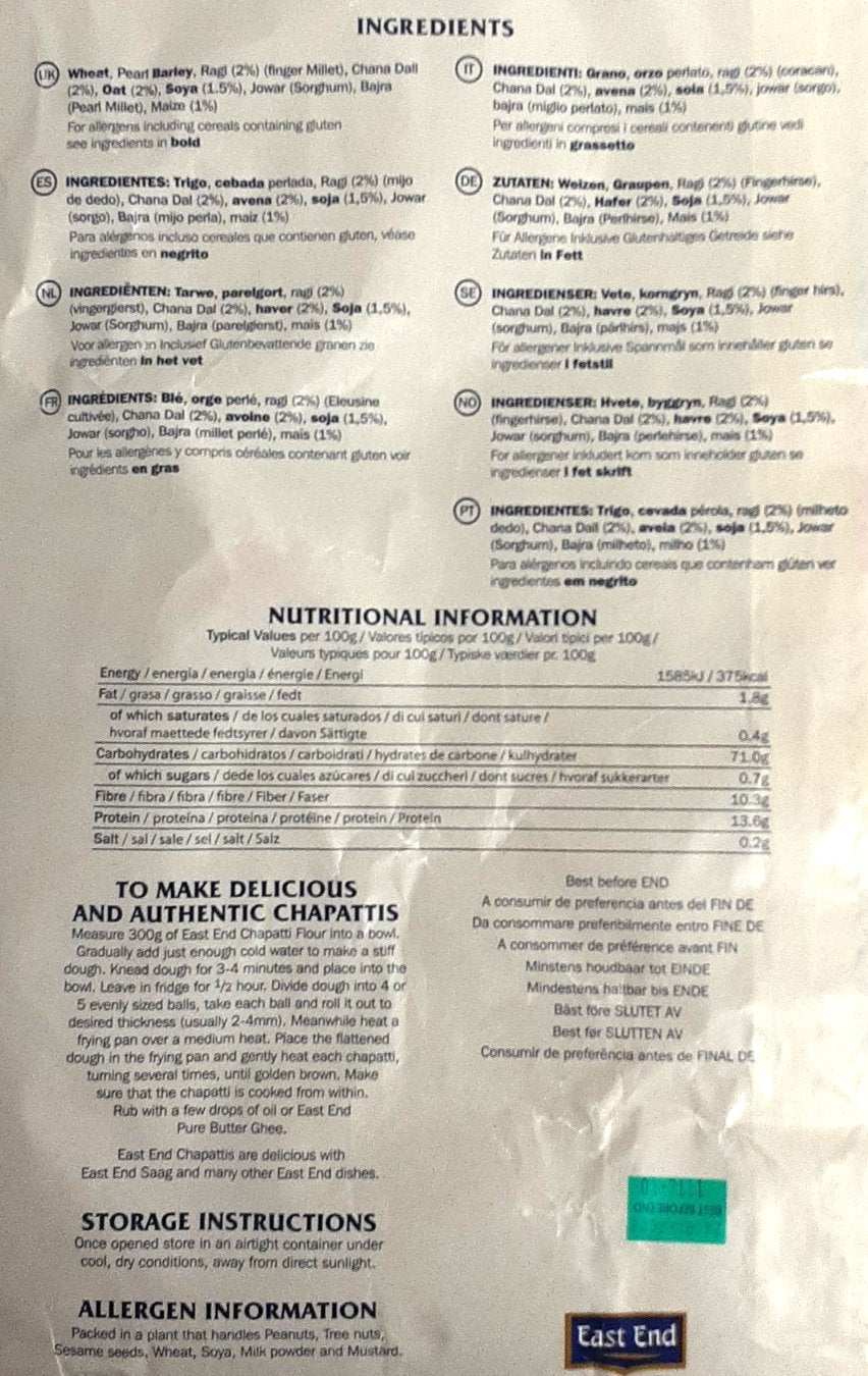 East End Flour Premium Gold Multi Grain Atta 10kg