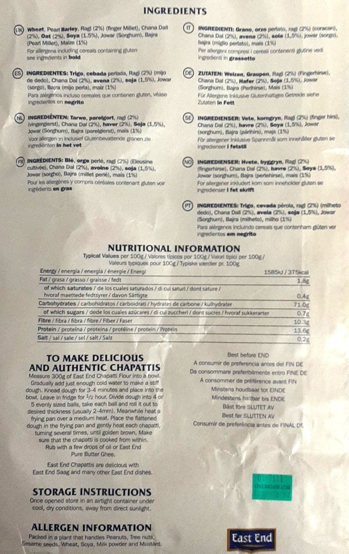 East End Flour Premium Gold Multi Grain Atta 10kg