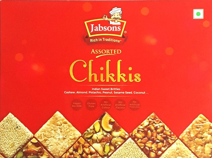 Jabsons Sweets  Chikki Assorted 400g